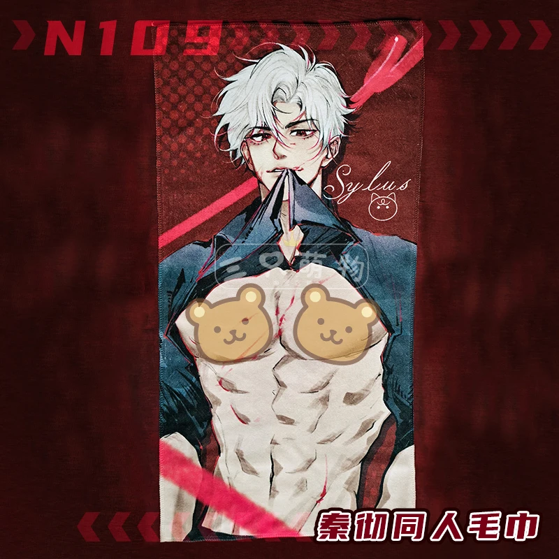 Аниме Любовь и Глубокий космос Силус Косплей Pectorales Полотенце для рук Мультфильм