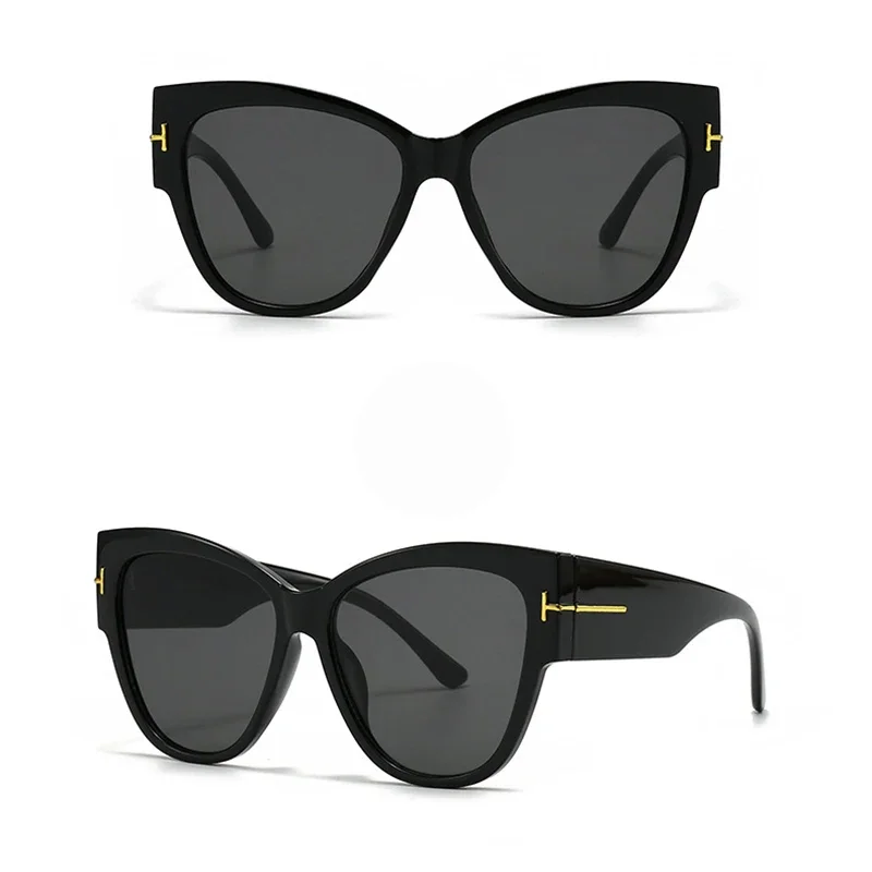 Очки солнцезащитные женские в стиле кошачий глаз пикантные винтажные Роскошные