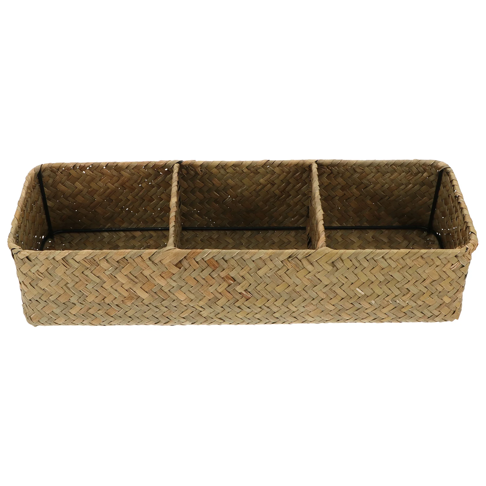 

Basket Storage Baskets Woven Wicker Organizer Seagrass Rattan Box Toilet Bins Tray Bathroom Hand Bin Shelf Paper Decorative