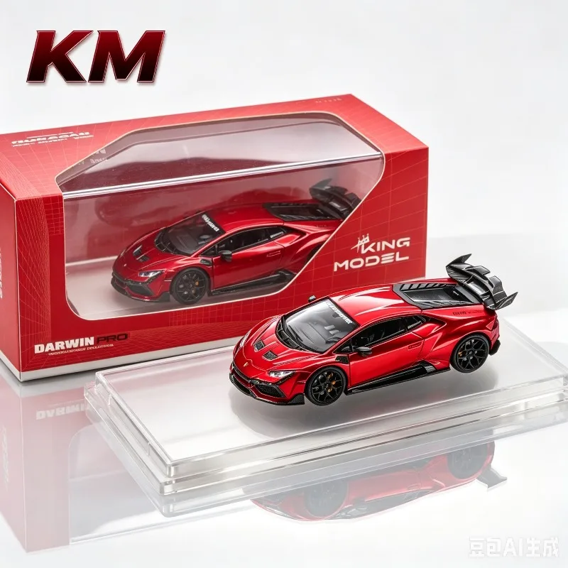 Фото Модель KING MODEL 1:64 Lamborghini Darwin PRO, модель автомобиля из сплава, имитационный сувенир FD3S, коллекционные предметы для взрослых, праздничные подарки, игрушки для мальчиков. №1