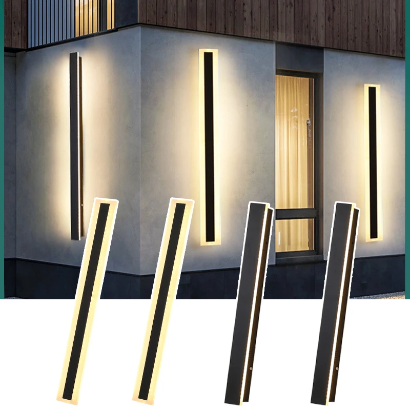

Wall Sconce Long Led Lamp Outdoor Lamps For Indoor Living Room Terrace Decoration Ornaments Exterior Gardens And Terraces Light