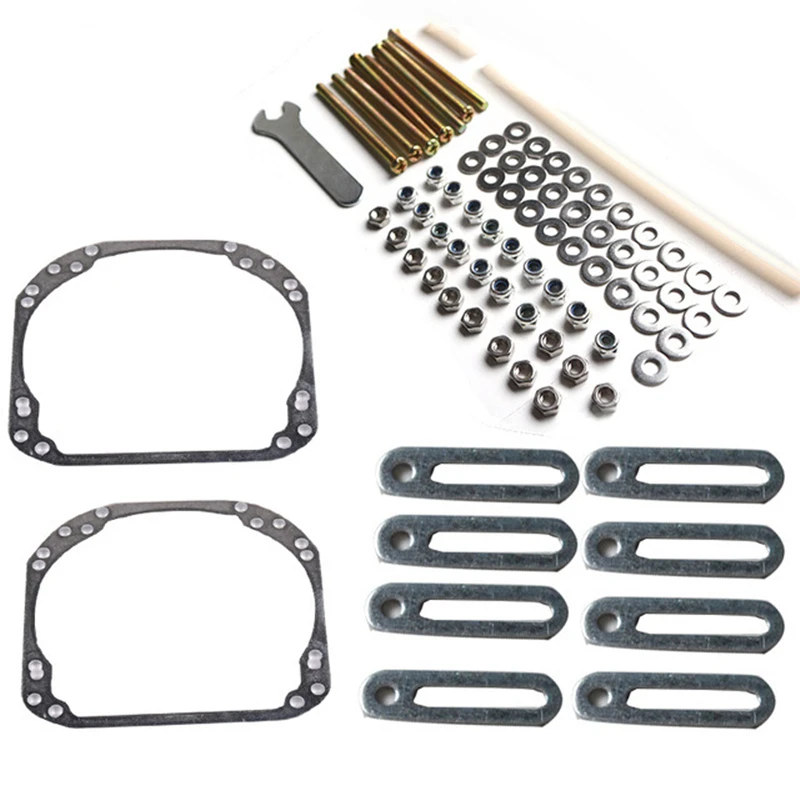 

2 шт. универсальный кронштейн для автомобильных линз проектора для Hella 3R G5 Hella 2 Bi светодиодные линзы для проектора, автомобильные аксессуары