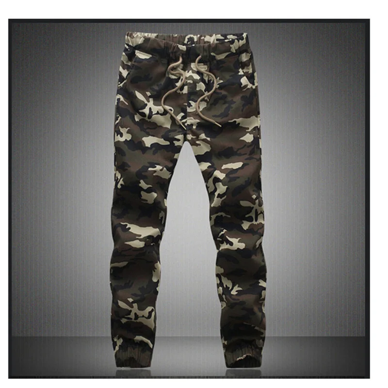 

M-5X Mens Jogger Autumn Pencil Harem Pants Men Camouflage Military Pants Loose Comfortable Cargo Trousers Camo Joggers