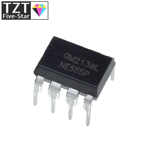 DIYTZT 10 шт., (5 шт.) NE555 NE555P IC 555 для генератора программирования таймера