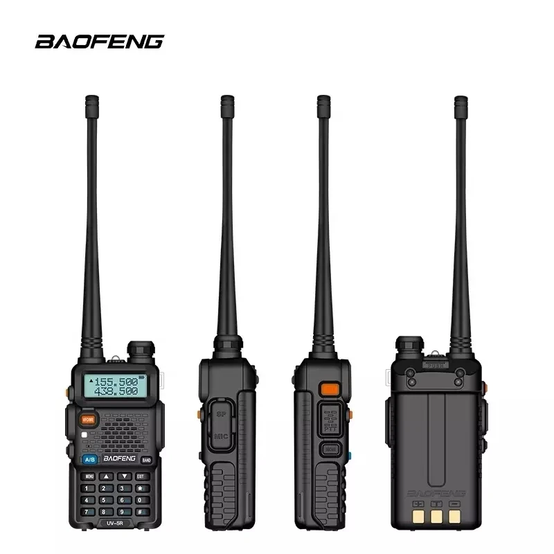 

Baofeng uv 5r walkie talkie Baofeng дальнего радиуса действия FM двухстороннее радио 5 Вт ручной любительский беспроводной комплект на 128 каналов