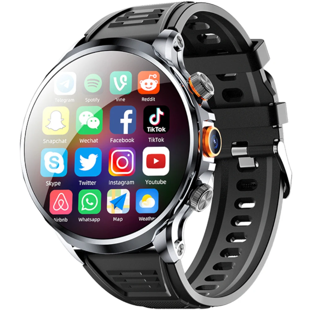 Оптовая продажа на заказ 3Gb 32Gb/4Gb 64Gb GPS Wi-Fi NFC Поддержка Google Play Store Sim Card 4G Android Smartwatch с
