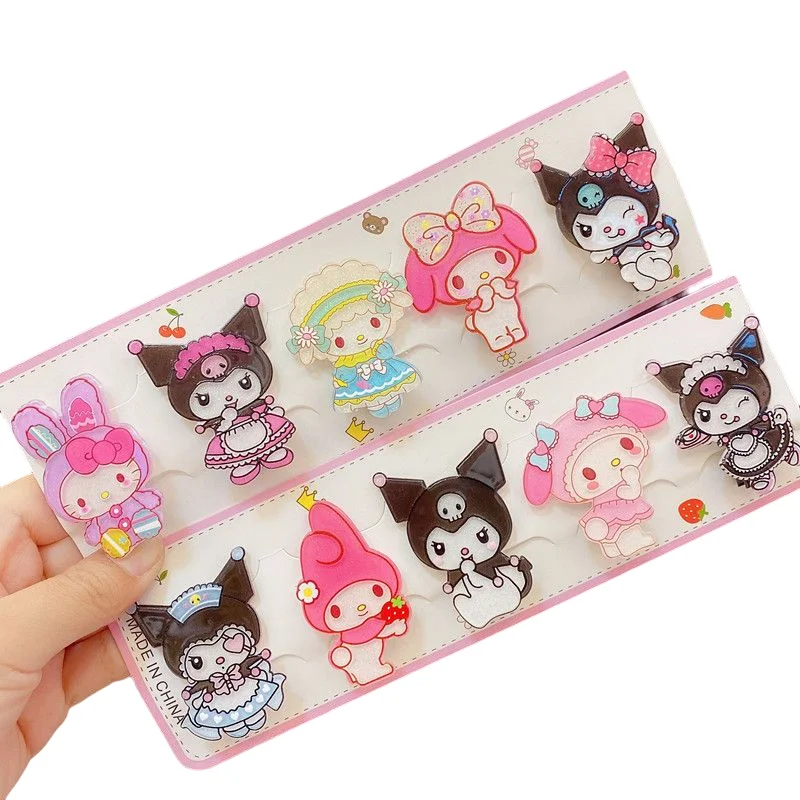 

Sanrio My Melody Kulomi Hair Clip Cute Cartoon Back Head Clip Hair Accessories INS Hair Clip