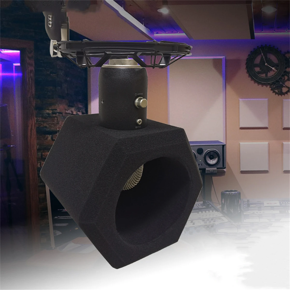 

Studio Microphone Noise Reduction Sponge Cover Windproof Noise Reduction Cover