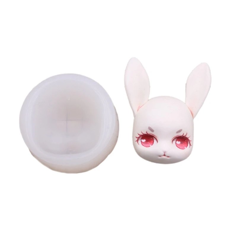 

Baby Face Clay Mold Rabbit Girl Face Polymer Clay Epoxy Resin Mold