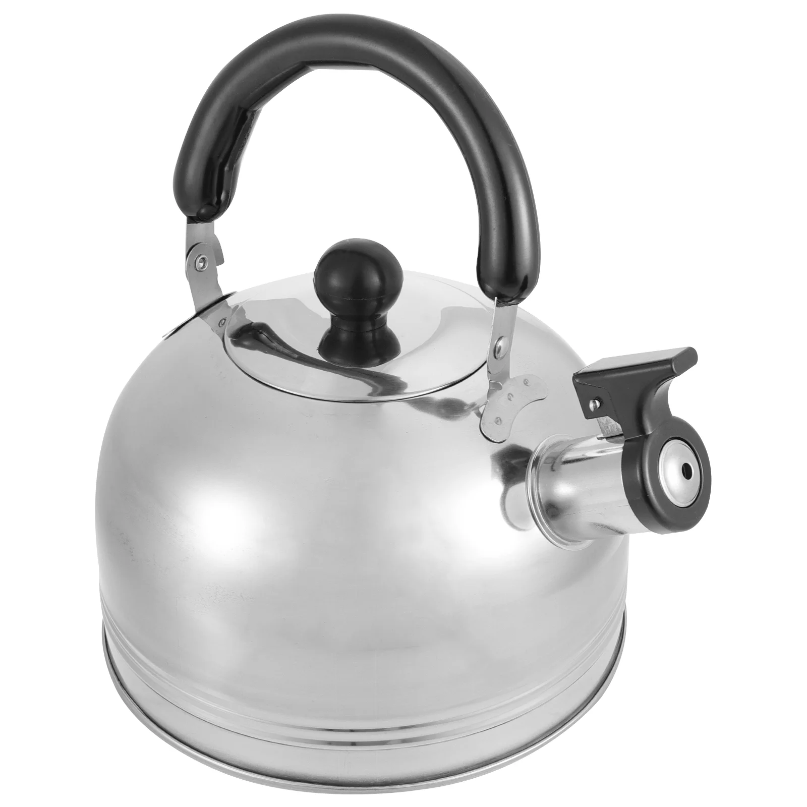 

1Pc 2L Stainless Steel Kettle Practical Home Whistling Kettle with Handle