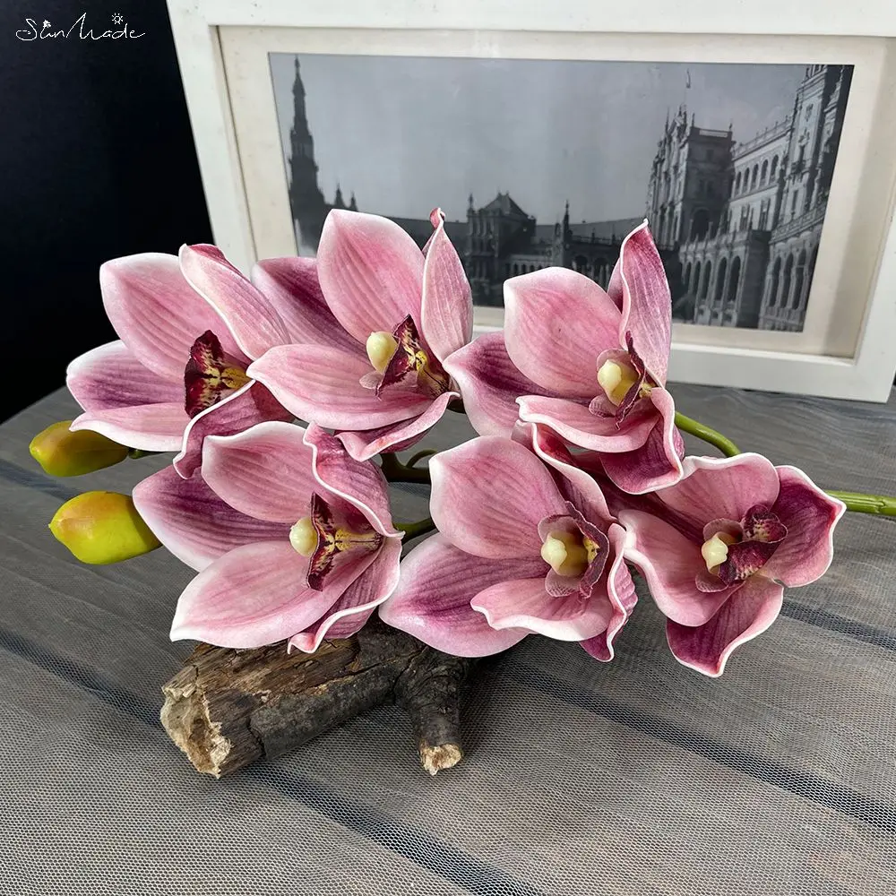 

SunMade Большая искусственная орхидея 6 головок