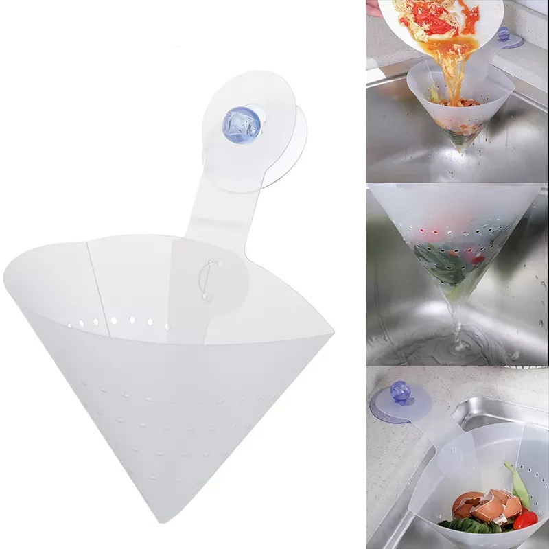 

2022New Storage Sink Strainer Self-Standing Sink Filter Food Vegetable Sink Stopper Drain Filter Kitchen Anti-Blocking Gadgets