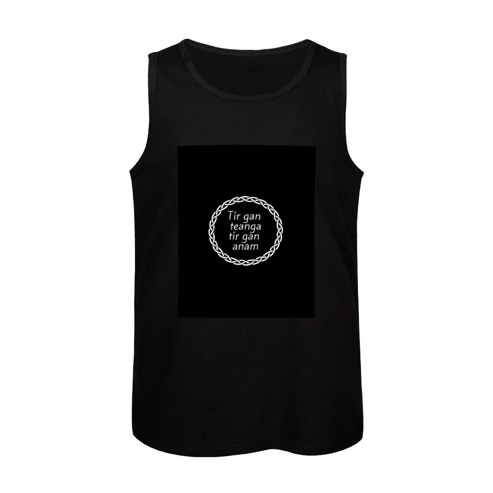 Tír Gan Teanga Anam Irish Language Майка жилеты для мужчин Мужская спортивная одежда спортзала