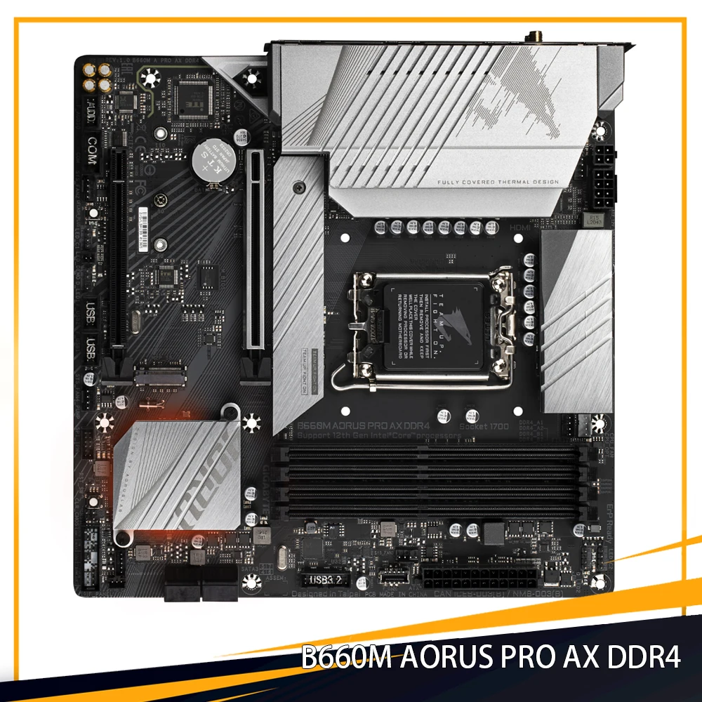 

B660M AORUS PRO AX DDR4 For Gigabyte LGA1700 Support 12th CPU B660 128GB Micro ATX Desktop Motherboard High Quality Fast Ship