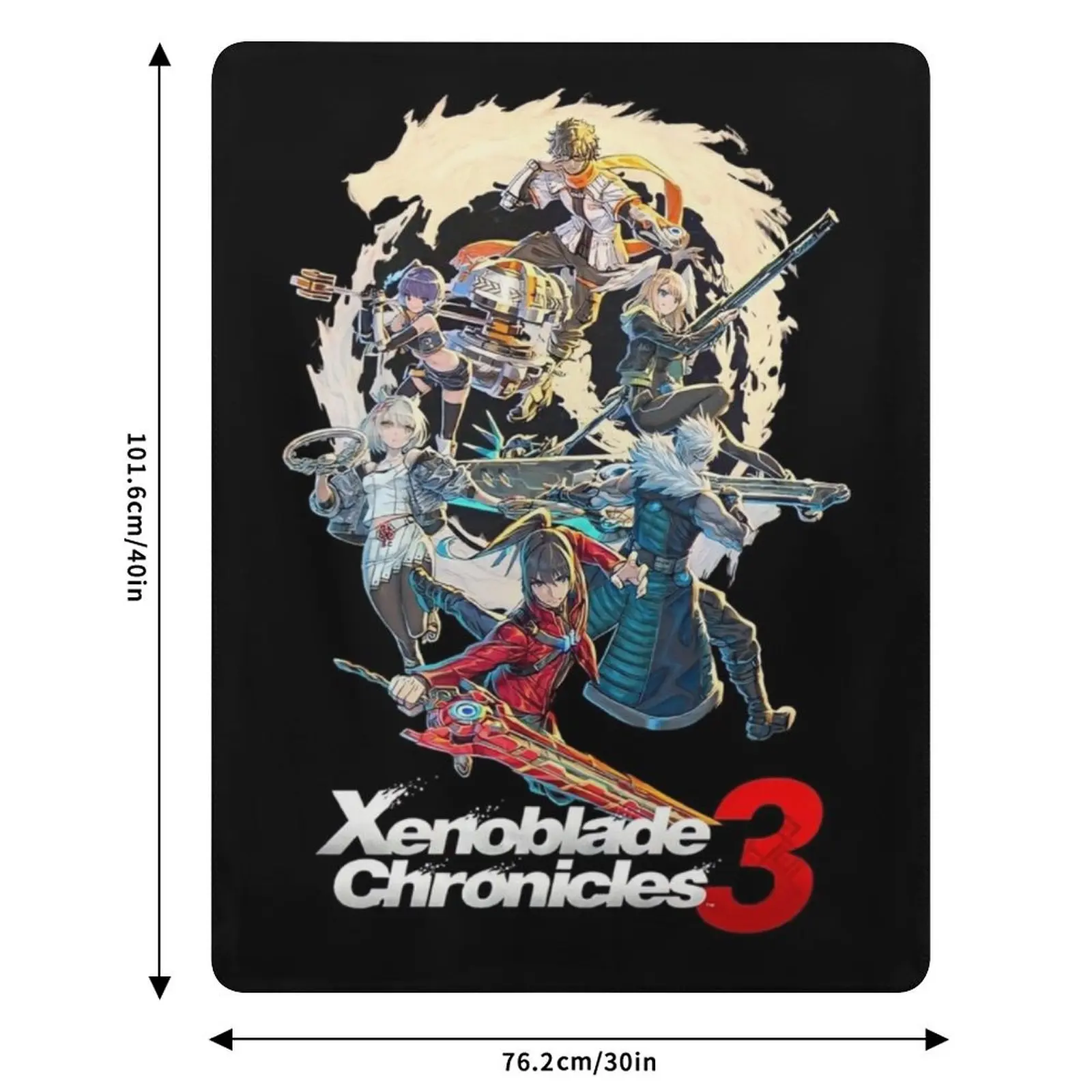 Плед All Times Of Xenoblade 3 для дивана-кровати, мягкий, пушистый, милый, пляжный, уютный. (art.: 3920dd02829ef) - 3920dd02829ef