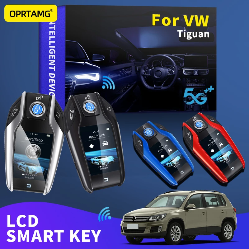 

OPRTAMG Car Smart Remote Control Key Car Accessories For VW Tiguan 2011 2012 2013 2014 2015 2016 2017 2018 2019 2020 2021 2022