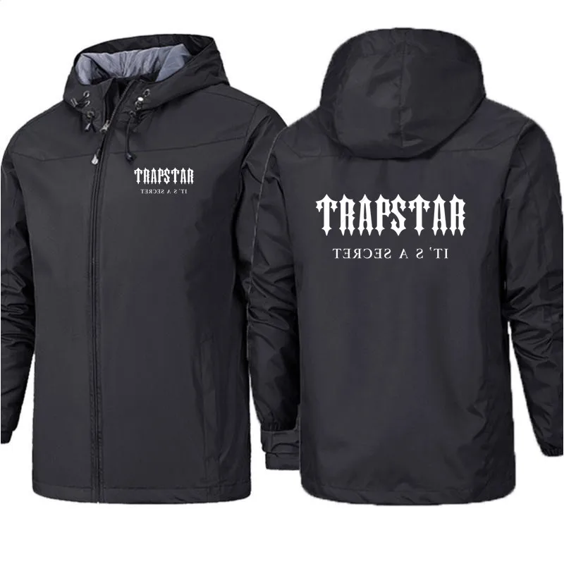 

Новая мужская куртка на молнии, водонепроницаемая Осенняя брендовая Осенняя спортивная куртка трапеции, Повседневная трендовая Мужская мо...