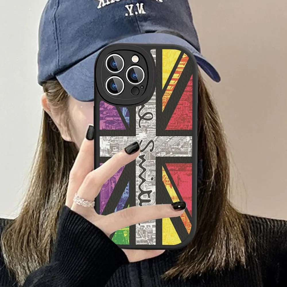 Модный чехол для телефона S-Smith P-Paul из жесткой кожи iPhone 14 13 12 Mini 11 Pro Max Xs X Xr 7 8 Plus Fundas