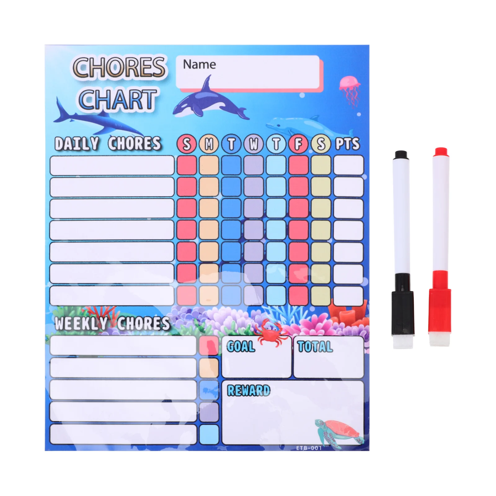 

Chart Chore Kids Reward Behavior Calendar Charts Fridge Dry Erase Board Weekly Chores Home Responsibility Sticker Household