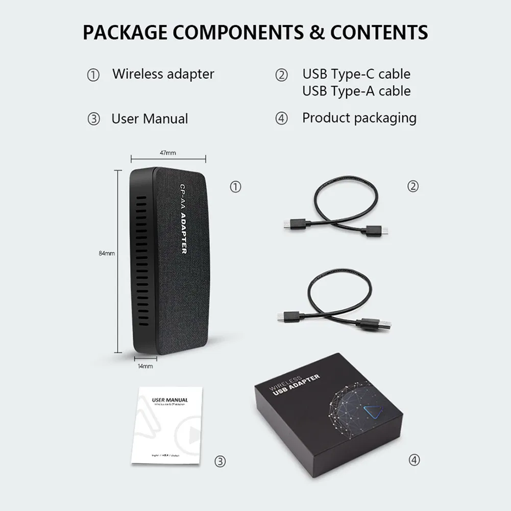 2022 Новый беспроводной автомобильный адаптер Android Carplay Ai Box мультимедийная коробка