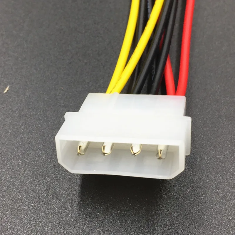 Кабель питания с 4-контактным разъемом Molex IDE на 2 жестких диска Serial ATA разветвитель