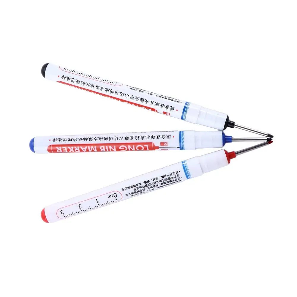 

Ink Construction Pens Water Resistant Quick Drying Woodworking Decor Carpenter Tools Marker Pens Writing Supplies