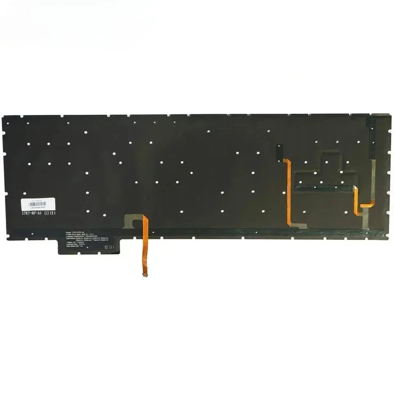 Фото Сменная американская клавиатура для ноутбуков HP Omen 15-ce, 15-ce000, 15-ce100, 15t-ce000, 15t-ce100, без рамки, с красными буквами, с подсветкой, zm №4