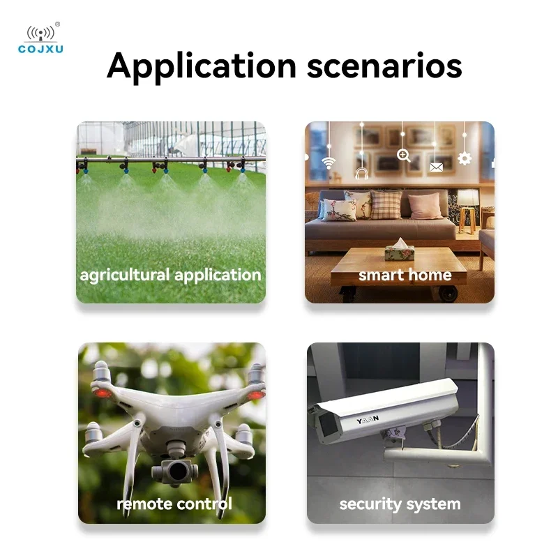 Фото Беспроводной модуль LoRaWan с расширенным спектром COJXU E77-400M22S 433 МГц ARM Cortex-M4 Модуль SoC с низким энергопотреблением IPEX/отверстием для штампа №5