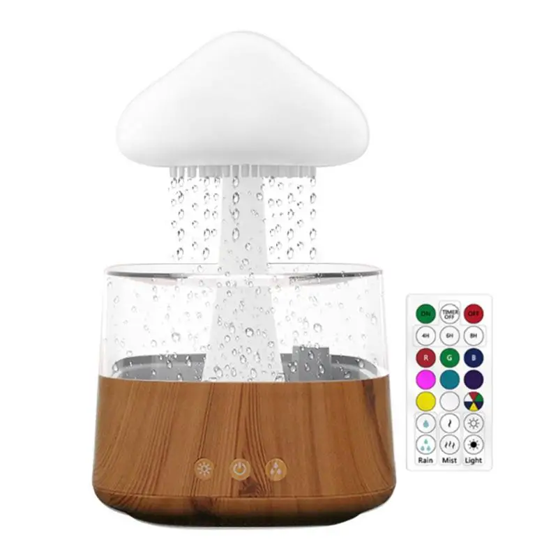 

Mist Humidifier Rain Cloud Humidifier With Lights And Timer Aromatherapy Products For Conference Room Sap Room Camping Bedroom