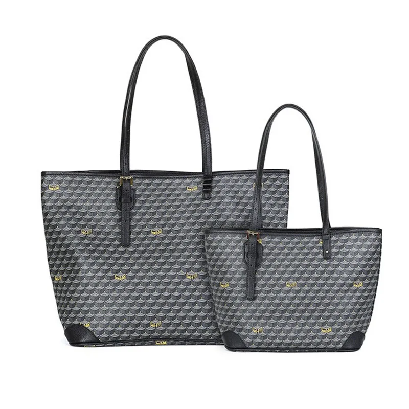 

France Tote Bag for Women 2022 Large Capacity Female Shoulder Bag Fashion Brand Genuine Leather Ladies Handbags Shopping Bags