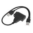 30 см USB 2,0 Sata адаптер для 2,53,5 дюймов жесткий диск для подключения наушников Питание кабель жесткого диска Sata 480 МБс.