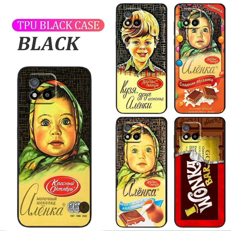 

Alenka bar wonka chocolate Cover For OPPO A74 A72 A53 Reno 7 6 5 4 2 Find X3 X2 Z Lite Neo Pro Plus SE Black Phone Case