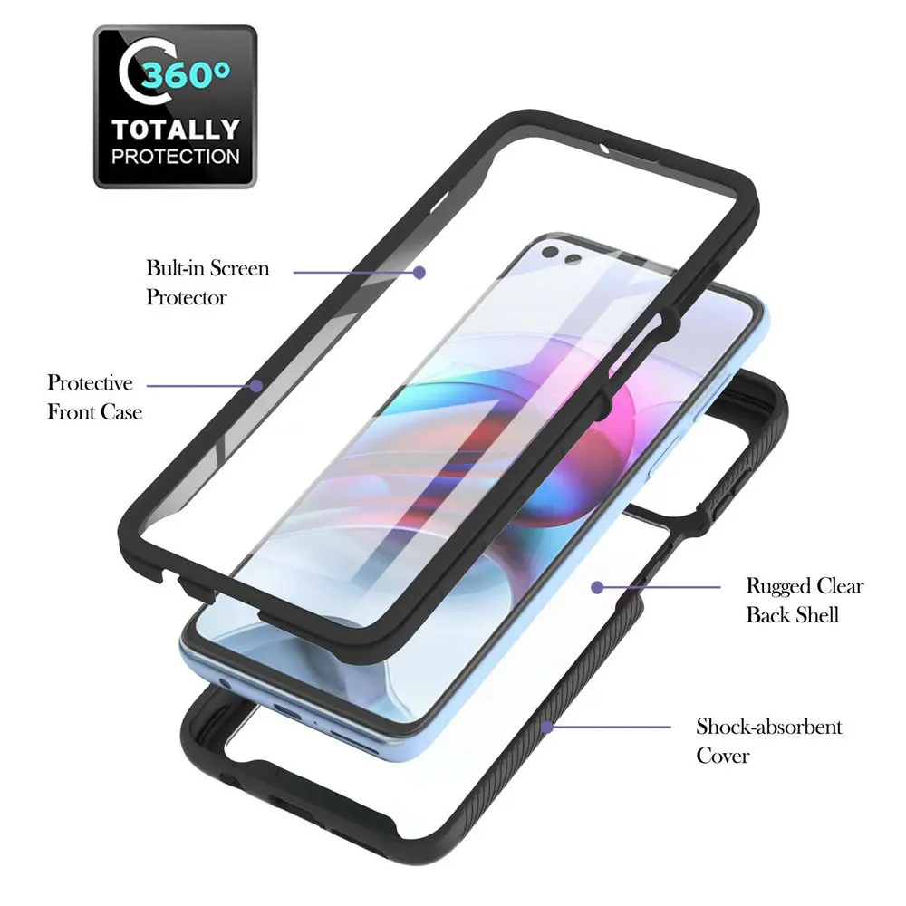 crystal case front film 360 protect for motorola moto g100 phone cover back capa motorola edge 20 pro 20 lite s 5g bumper shell free global shipping