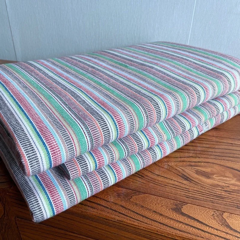 06ym Pure Cotton Thickened Old Coarse Cloth Mat Bed Sheet Single Cool Three E-Piece Set Double Season Soft Air Conditioning M...