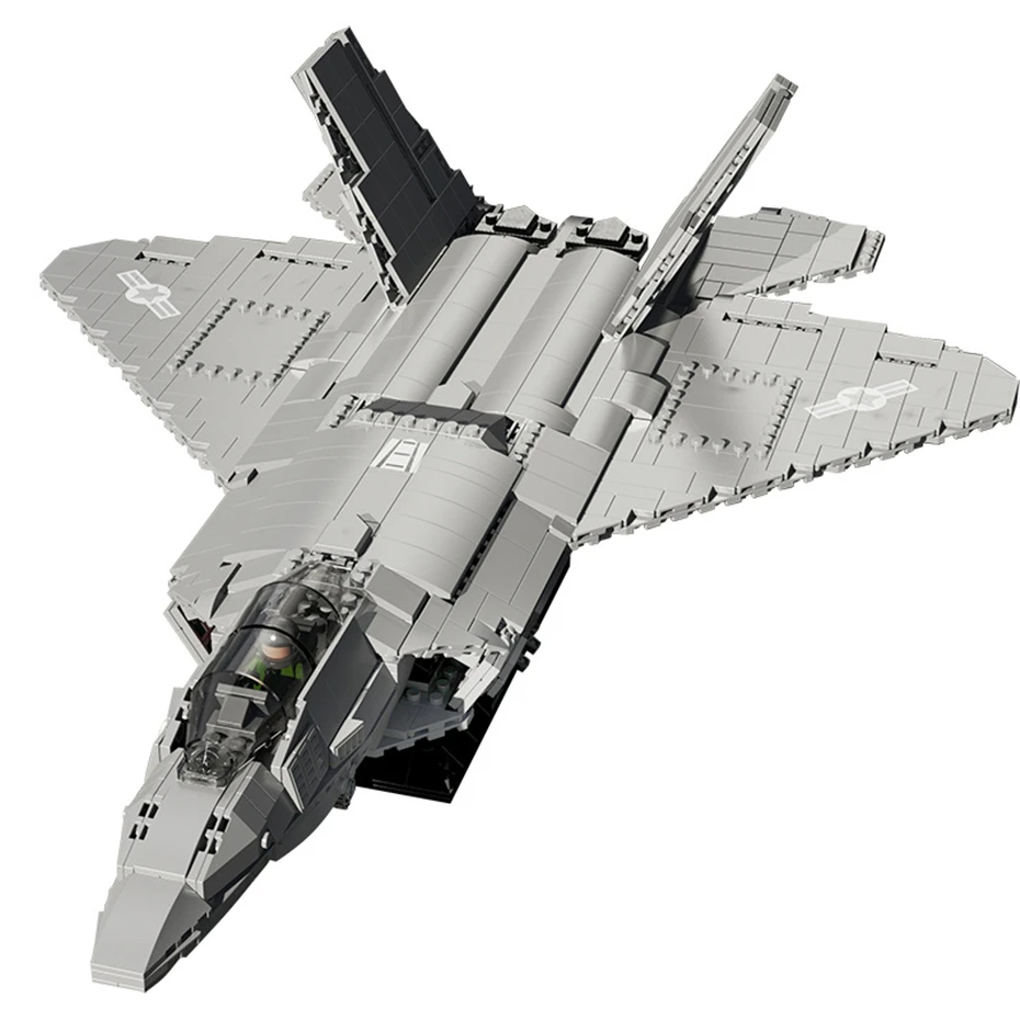 

Military Army Building Toys 1837pcs Simulation US F22 Raptor Fighter Building Blocks MOC Bricks Combat Aircraft Model Kits Gifts