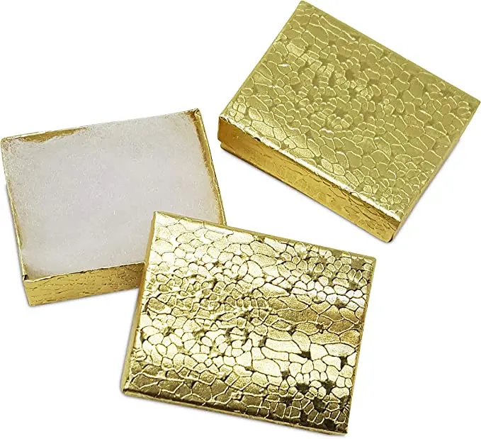 Gift Case #11, 2 1/8 X 1 5/8 X 3/4 Inches, Gold Color