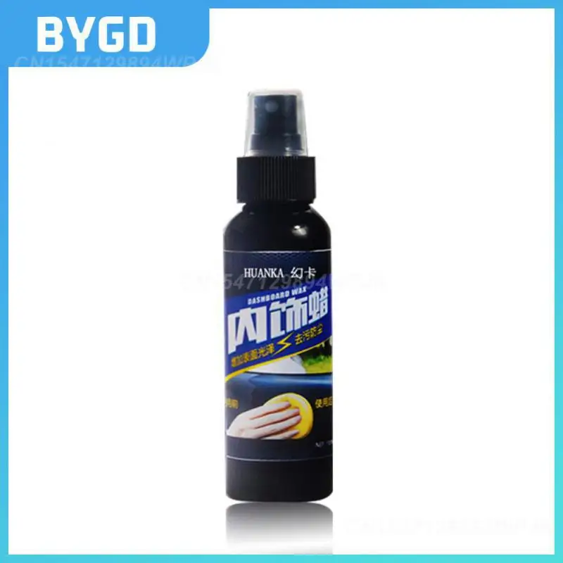 

120ml Universal Car Interior Care Cleaner Unique Lemon Scent Auto Window Dashboard Seat Decontamination Cleaning Agent TSLM1