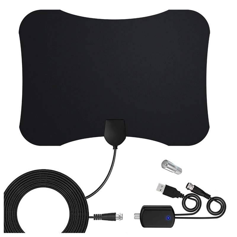 

HD Digital Indoor TV Antenna With Amplifier 230 Miles Range Reception-360° Reception HDTV Antenna Supports 4K 1080P