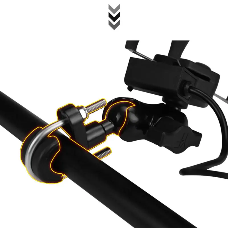 U-образная Основа Для Зеркала Мотоцикла Фиксированная Розетка Тонкая Трубка