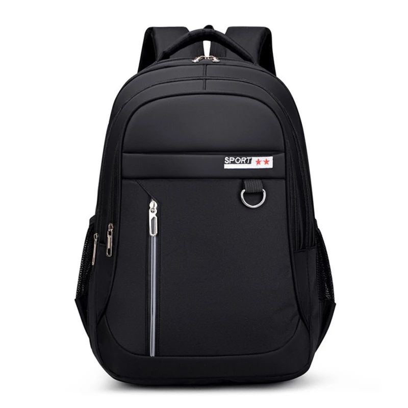 

Large Capacity Men's Backpack Travel 15.6" Laptop Black School Backpacks Bags Teen College Book Bags Boy Girl Student Backpack