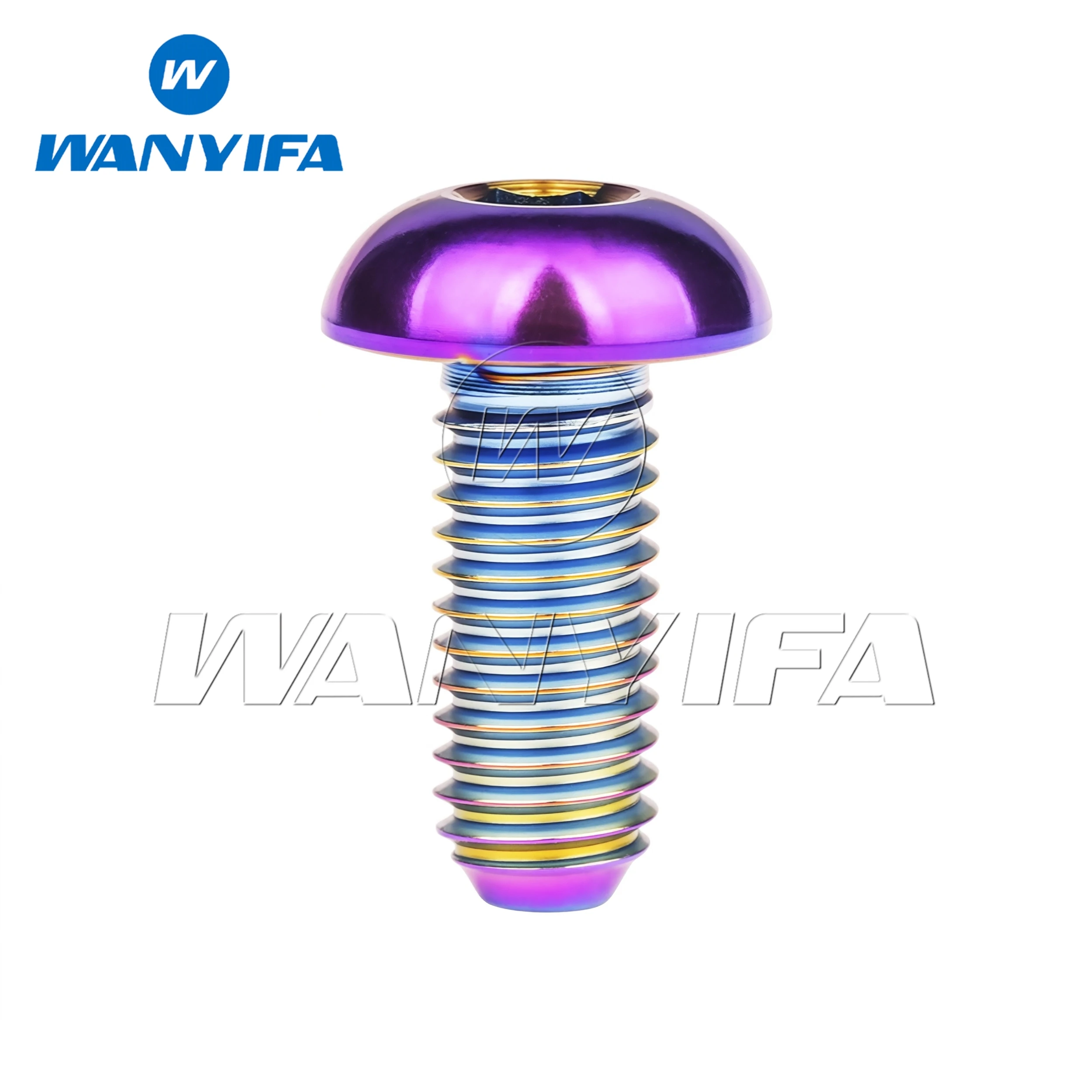 Tитановые болты Wanyifa M5M6M8 X8/10/12/15/16/18/20/25/30/35 мм