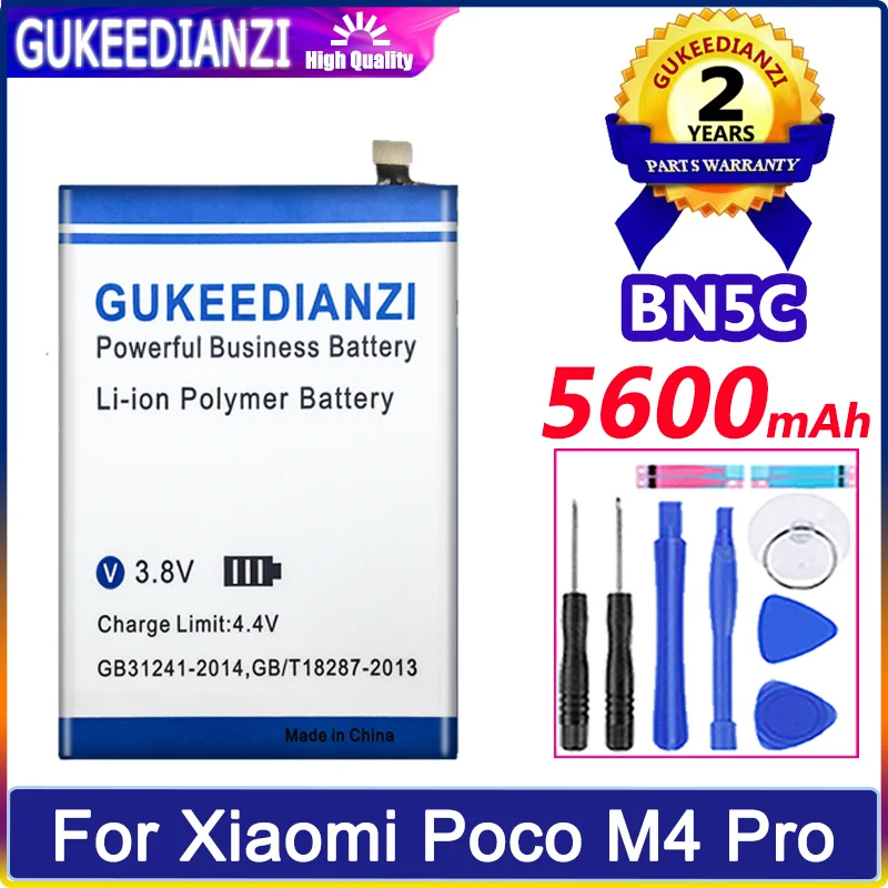 

Bateria New Battery BN5C 5600mAh For Xiaomi Poco M4 Pro M4Pro 5G Mobile Phone High Quality Battery