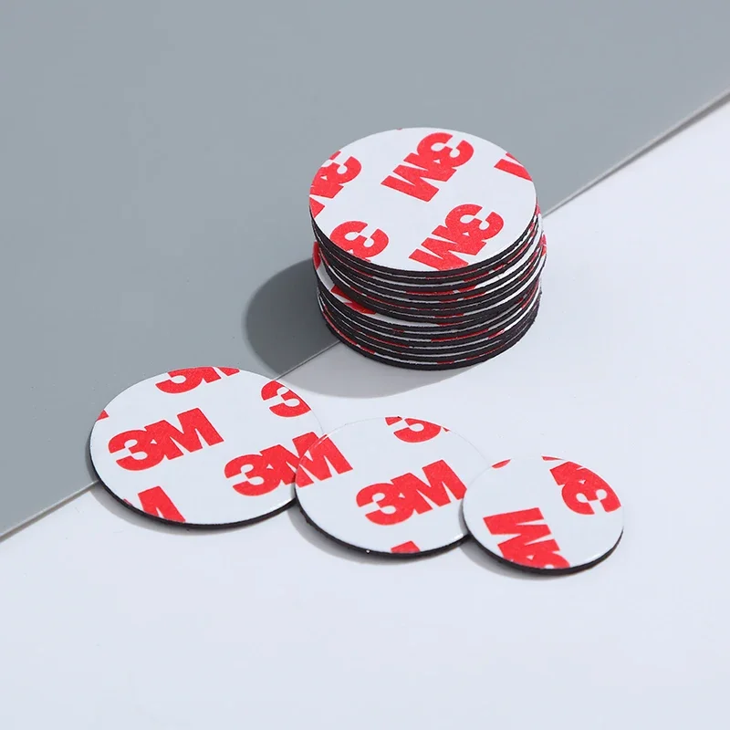 

20 шт. 3 м магнитная лента с клейкой круглой резиновой магнитной лентой, сильная самоклеящаяся мягкая магнитная лента