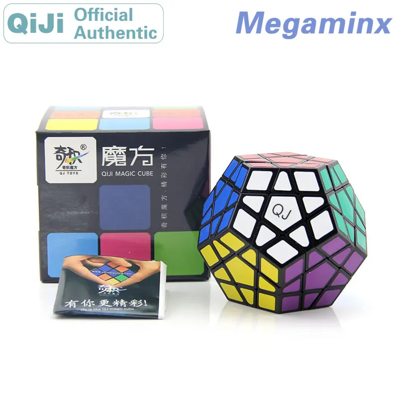 

Волшебный кубик QiJi Megaminxeds QJ Dodecahedron 3x3x3 профессиональный Нео скоростной кубик головоломка антистресс игрушки для детей