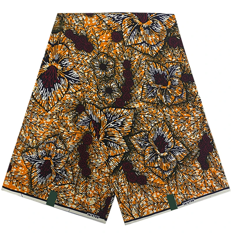 

Latest African Ankara Wax Fabric Patchwork Double Prints Warp Sewing Party Dress Craft DIY Africa Loincloth 100% Cotton Tissu