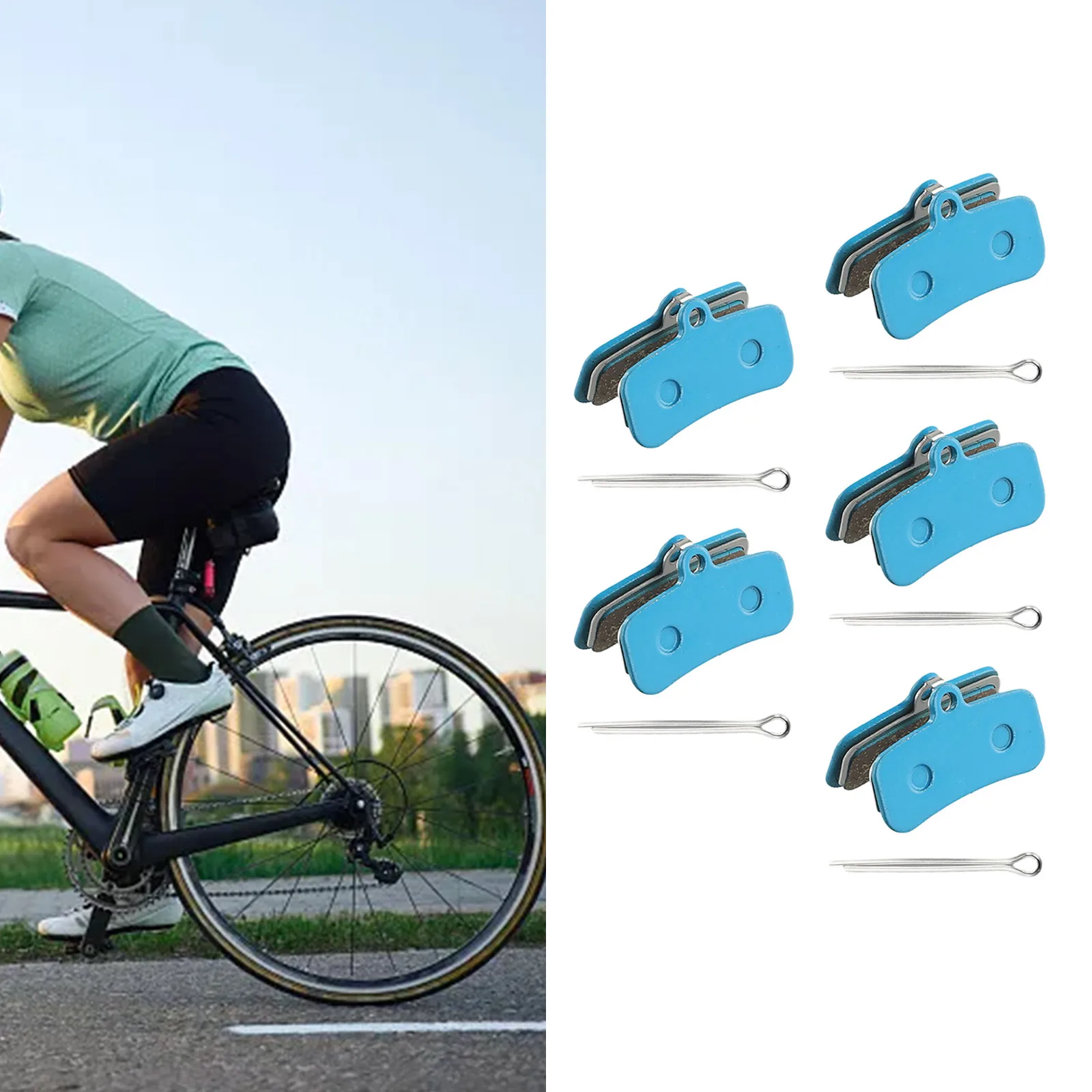 5 пар велосипедных тормозных колодок для D03S D02S Saint BR-M810 удобные и стабильные TK