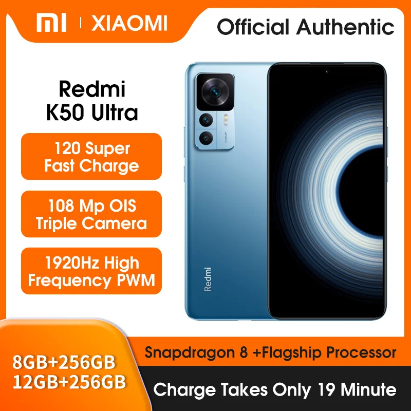 Original Xiaomi Redmi K50 Ultra 5G Smartphone 6.67