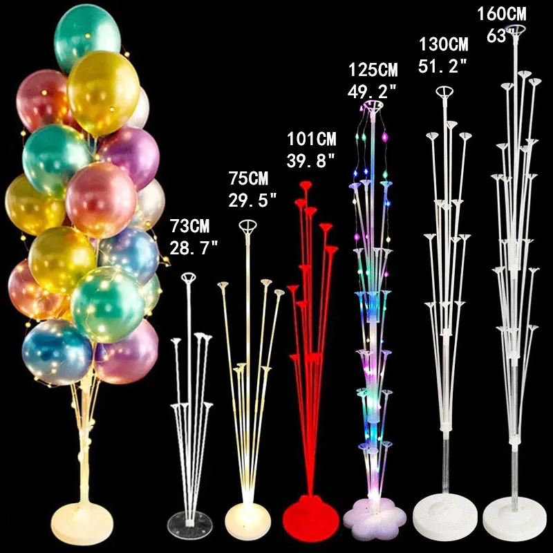 

1/2Set Balloons Stand Balloon Column Holder Confetti Ballons Wedding Birthday Party Decoration Kids Baby Shower Baloons Supplies