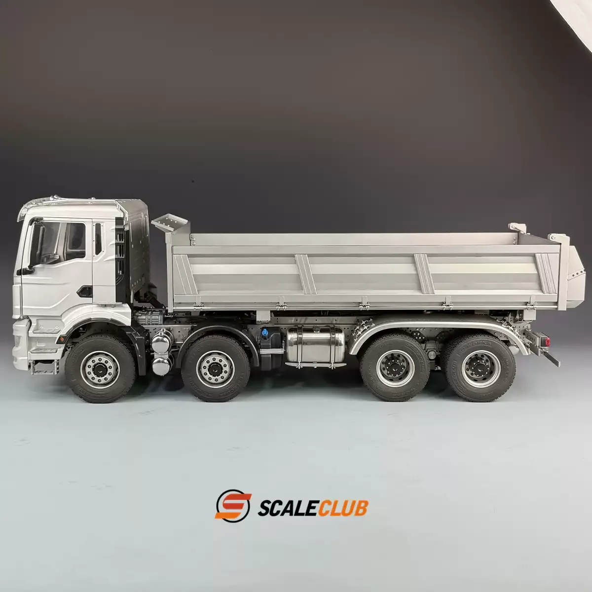 Фото Модель гидравлического самосвала Scaleclub 1/14 TGS 8x8 с цельнометаллической 3-ходовой гидравликой №3