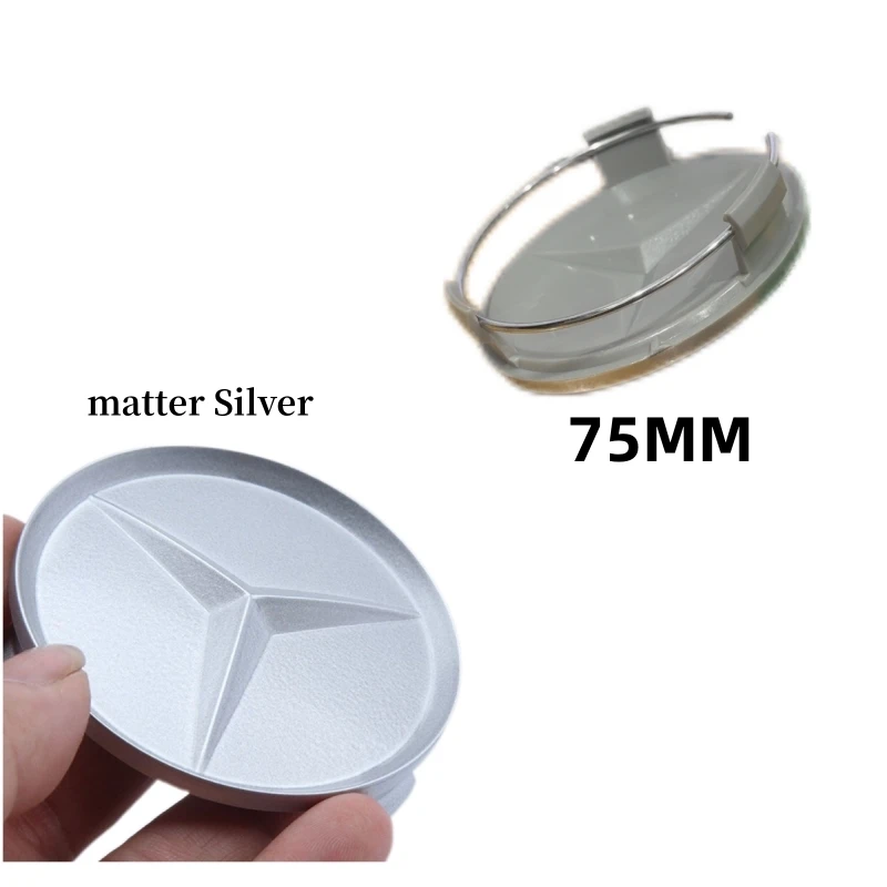 

4 шт., 75 мм, 3D крышки центральной ступицы колеса автомобиля, чехлы для Mercedes Benz, черный значок, накладка на обод, авто стиль, украшение, аксессуары